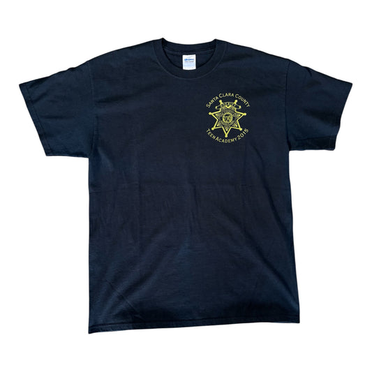 2015 Santa Clara County Police Academy T-Shirt Size L